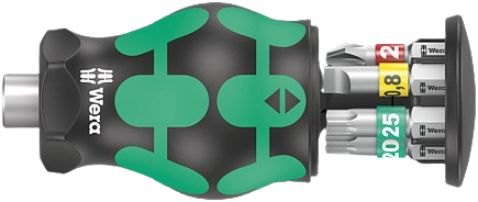 Destornillador Wera porta puntas Kraftform Kompakt 05008873001
