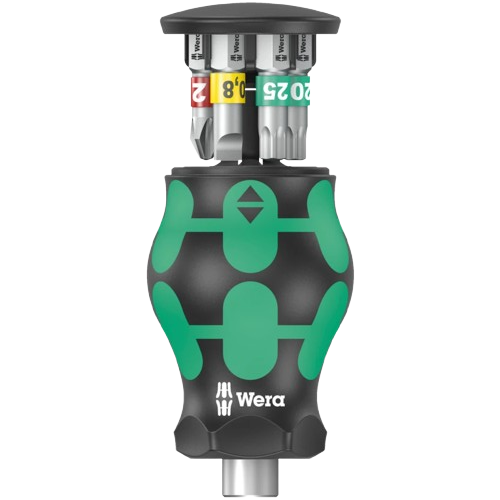 Destornillador con juego de puntas Wera Kraftform Kompakt Stubby Portapuntas compacto Referencia 05008873001