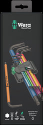 Juego de 9 llaves acodadas métricas BlackLaser Hex-Plus Multicolour 1 SB