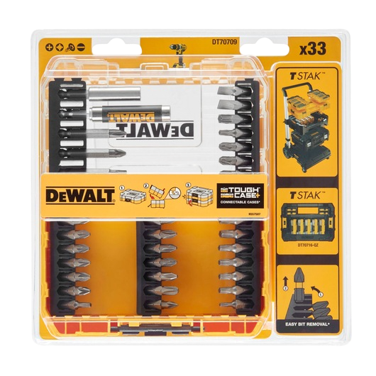 Juego puntas Dewalt Tough case